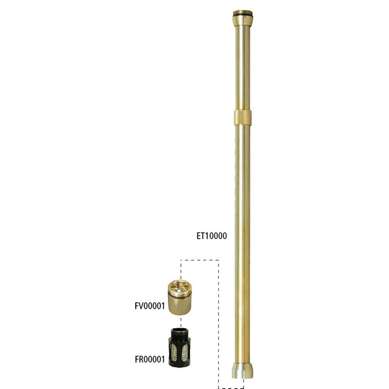 Lubeworks Oil Transfer Pump Extension Tube 30" inch Shaft 42mm / 1-5/8" Inch Diameter Heavy Duty Air Operated Pneumatic Oil Pumps for Motor, Synthetic Hydraulic, Gear Oil, Transmission, Anti-Freeze - Image 2